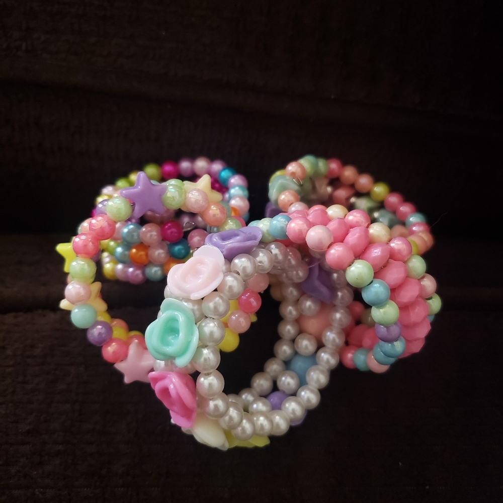 Ganguro bracelet set